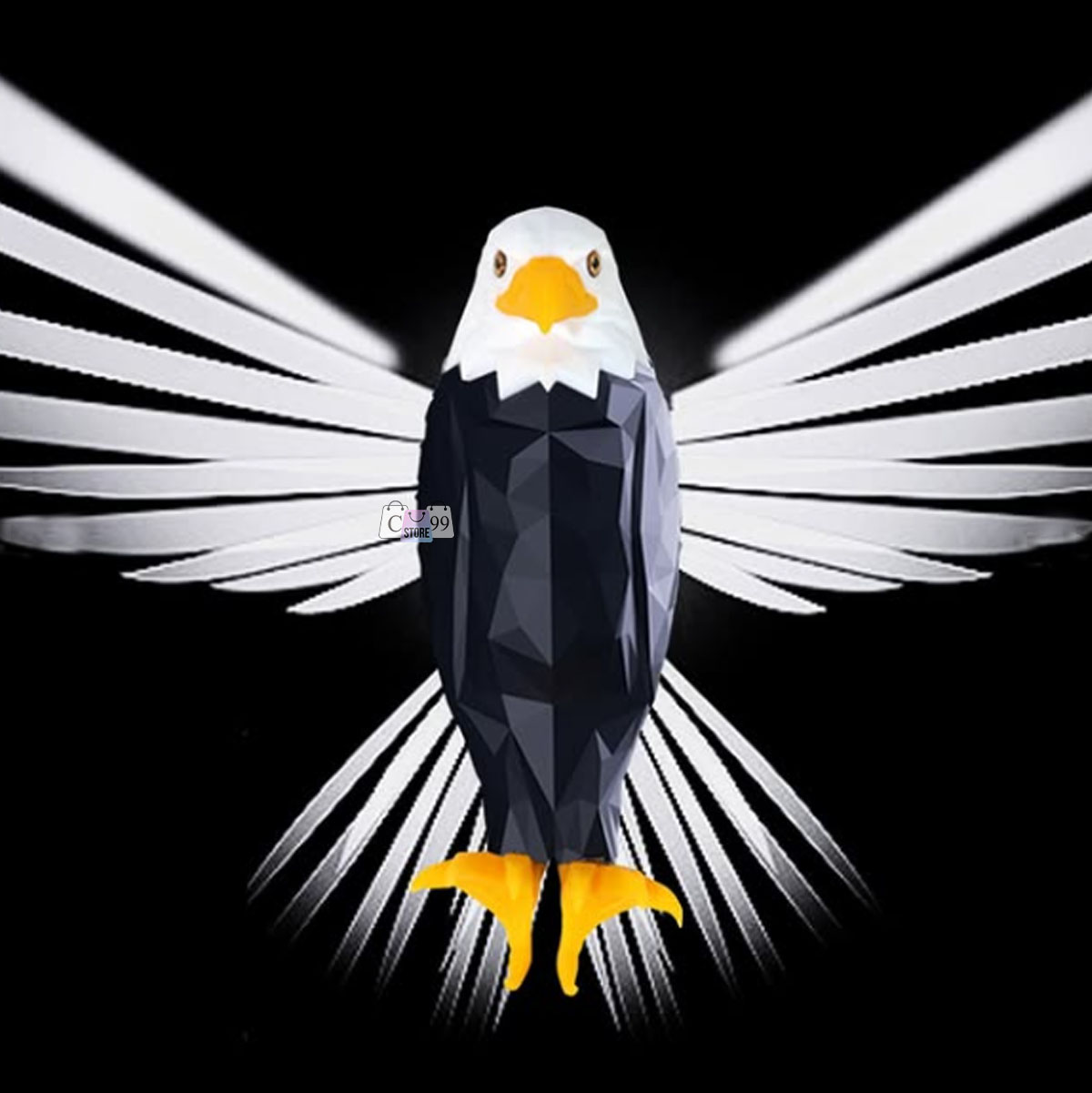 Miniatura 6 de Lampara De Águila 3D Decoración Hogar